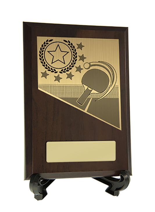 Plaque with Table Tennis Trim