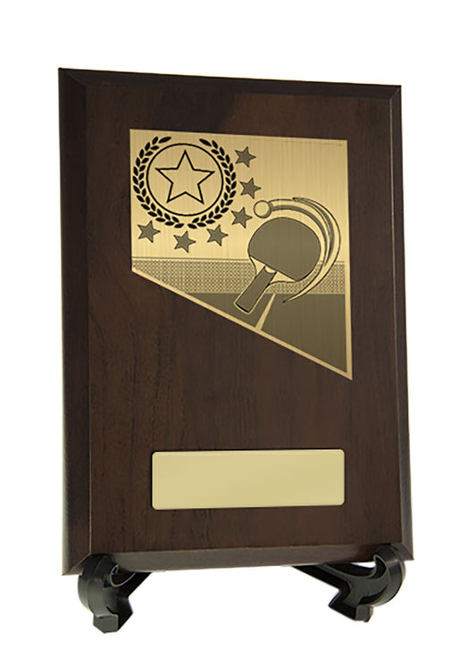 Plaque with Table Tennis Trim