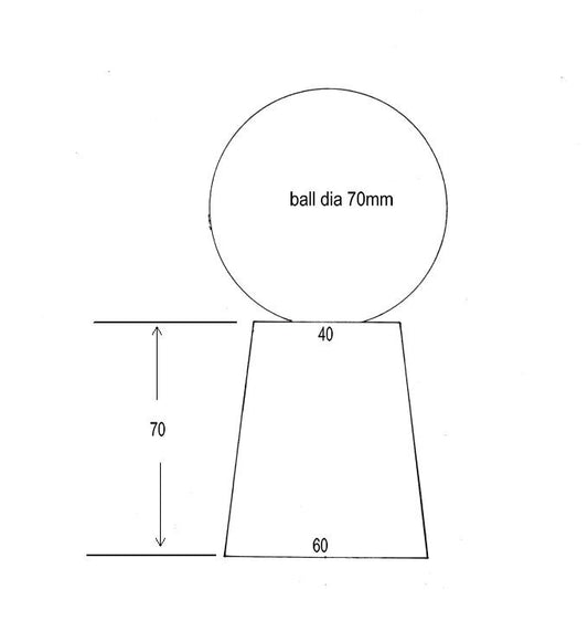 Crystal Soccer Ball on Stand