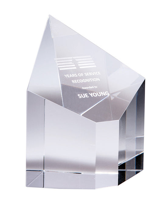Crystal Clarity Series- 5 sided squat cube
