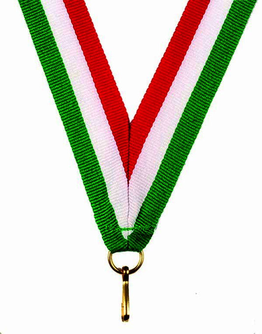 Red-White-Green Ribbon