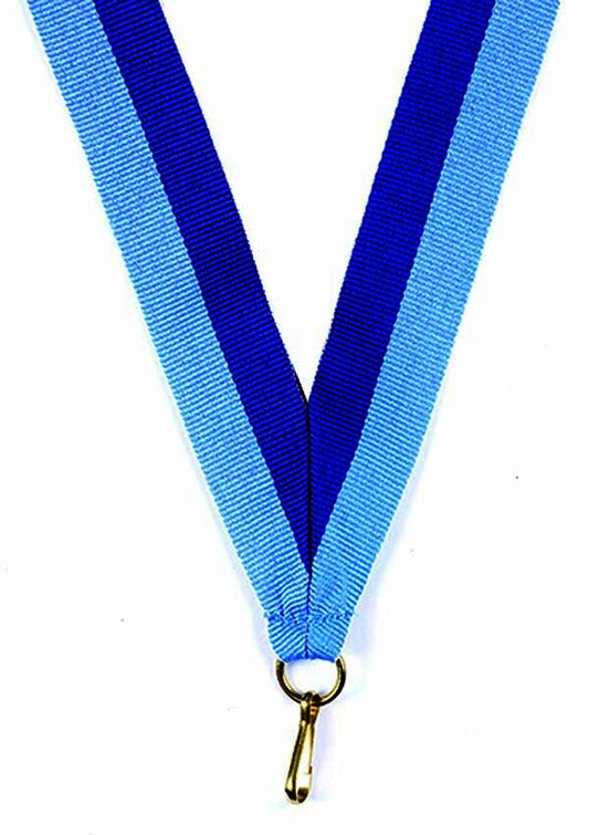 Sky Blue-Royal Blue Ribbon