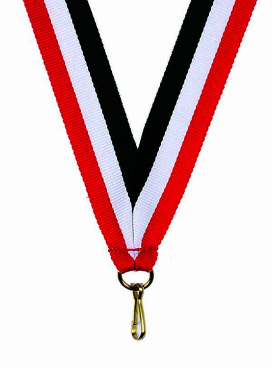 Red-White-Black Ribbon
