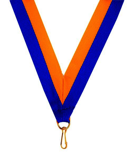Royal Blue-Gold Ribbon