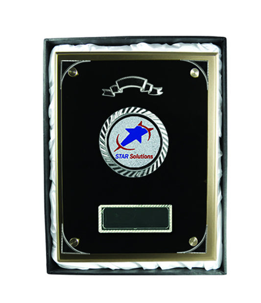 Plaque with Glass