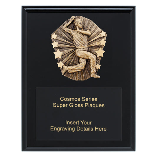 Cosmos Super Plaque - Male Bowler