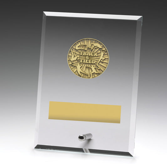 Glass Plaques - Track & Field