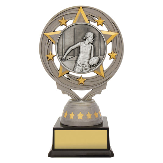 Silver Female Footy Torch