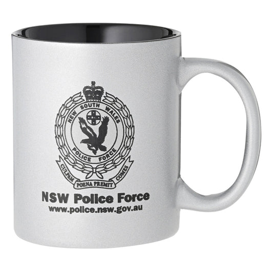 Silver Coffee Mug