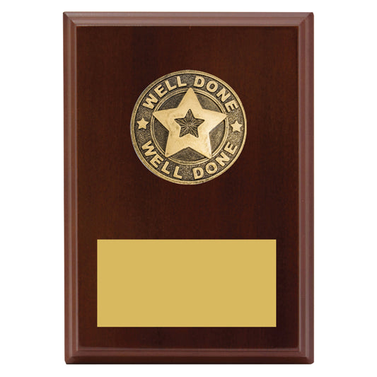 Well Done Plaque