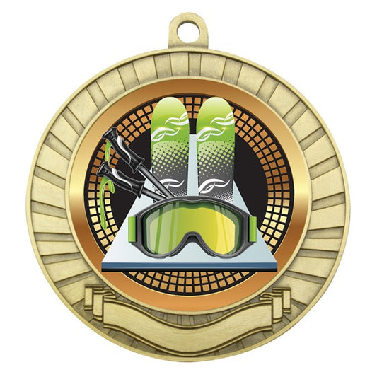 Eco Scroll - Skiing
