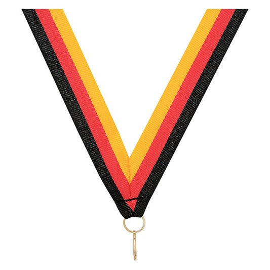 Black / Red / Gold Ribbon