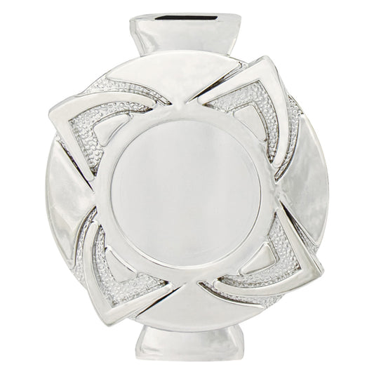 Spacer Silver Rosette