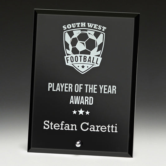 Radiant Plaque Black