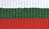White / Green / Red Ribbon