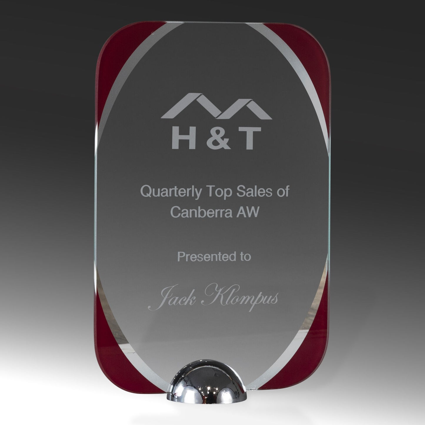 Millenium Glass-Curved Rectangle