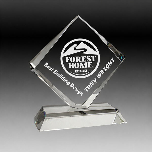 Crystal Square Faceted