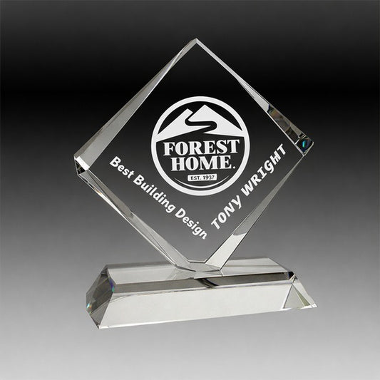 Crystal Square Faceted