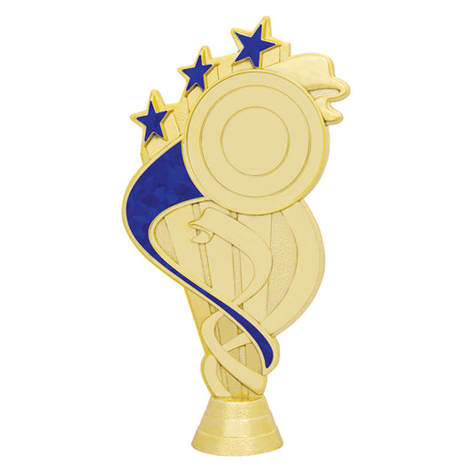 Ribbon Star - Blue / Gold