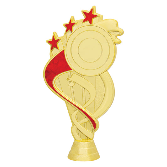 Ribbon Star - Red / Gold