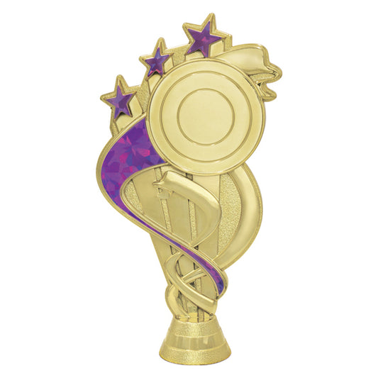 Ribbon Star - Purple / Gold
