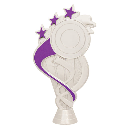 Ribbon Star - Purple / Silver