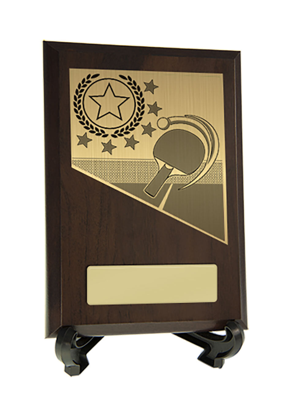 Plaque with Table Tennis Trim