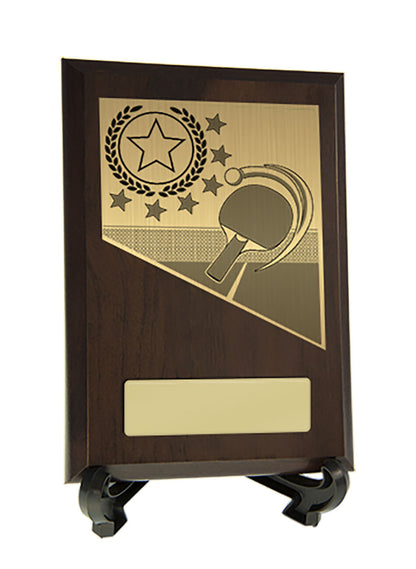 Plaque with Table Tennis Trim