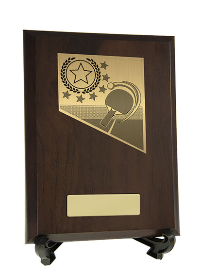 Plaque with Table Tennis Trim