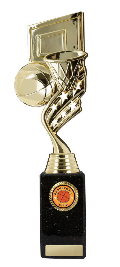 Gold Basketball Figurine