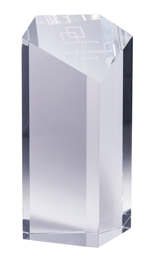 Crystal Clarity Series- 5 sided superman cube