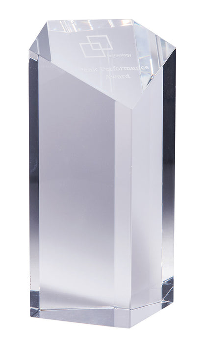 Crystal Clarity Series- 5 sided superman cube