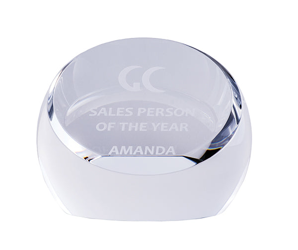 Crystal Paperweight Sphere