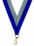 Royal Blue-Grey Ribbon
