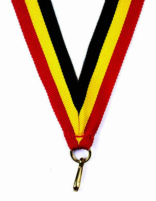 Black-Yellow-Red Ribbon