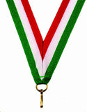 Red-White-Green Ribbon
