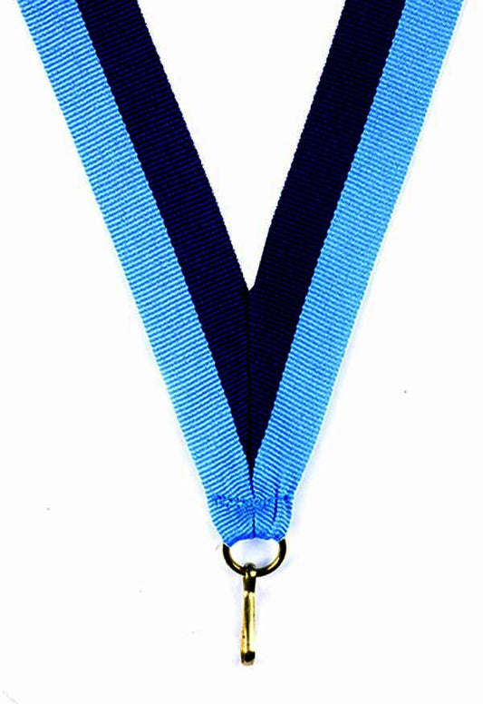 Navy Blue-Sky Blue Ribbon