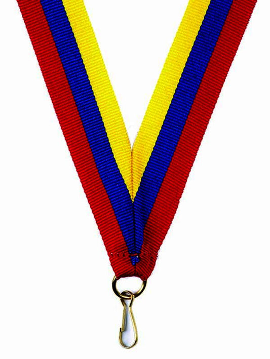 Red-Royal Blue-Yellow Ribbon