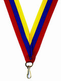 Red-Royal Blue-Yellow Ribbon
