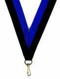 Royal Blue-Black Ribbon