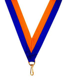 Royal Blue-Gold Ribbon