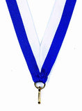 Royal Blue-White Ribbon