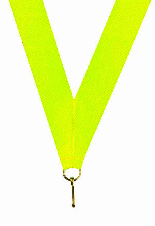 Fluoro-Neon Yellow Ribbon