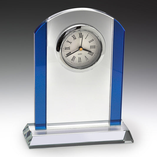 Renaissance Glass Clock 160mm