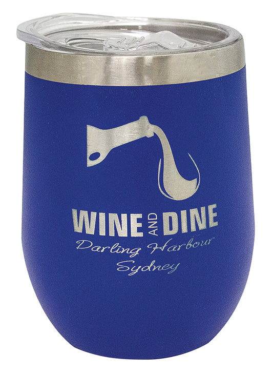 Blue Wine Tumbler