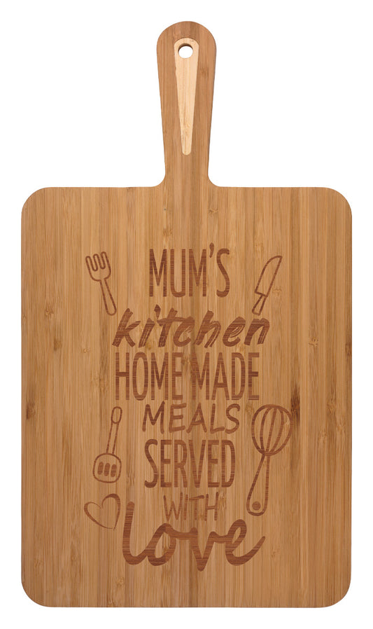 Bamboo Board with Handle