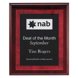Vivid Red Plaque