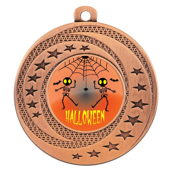 Medal - Halloween Skeletons
