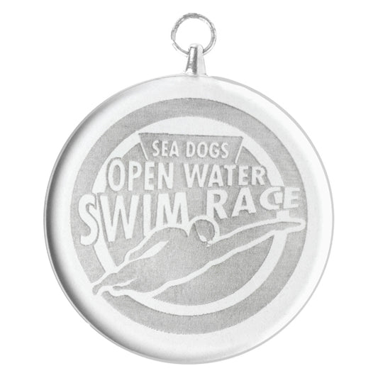 Glass Medal - Round