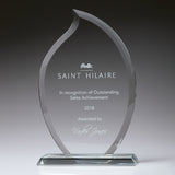 Clear Glass Torch  Flame